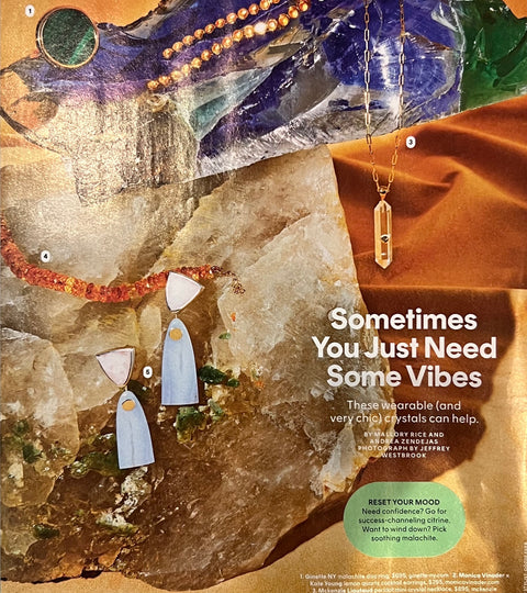 The Power Crystals  featured in Cosmopolitan