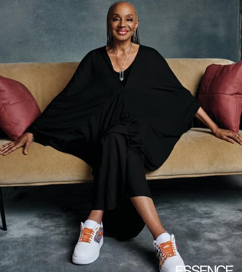 Susan L. Taylor wearing MCKENZIE LIAUTAUD Jewelry
