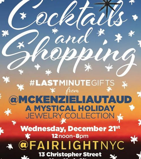Fairlight Holiday Cocktails and Shopping