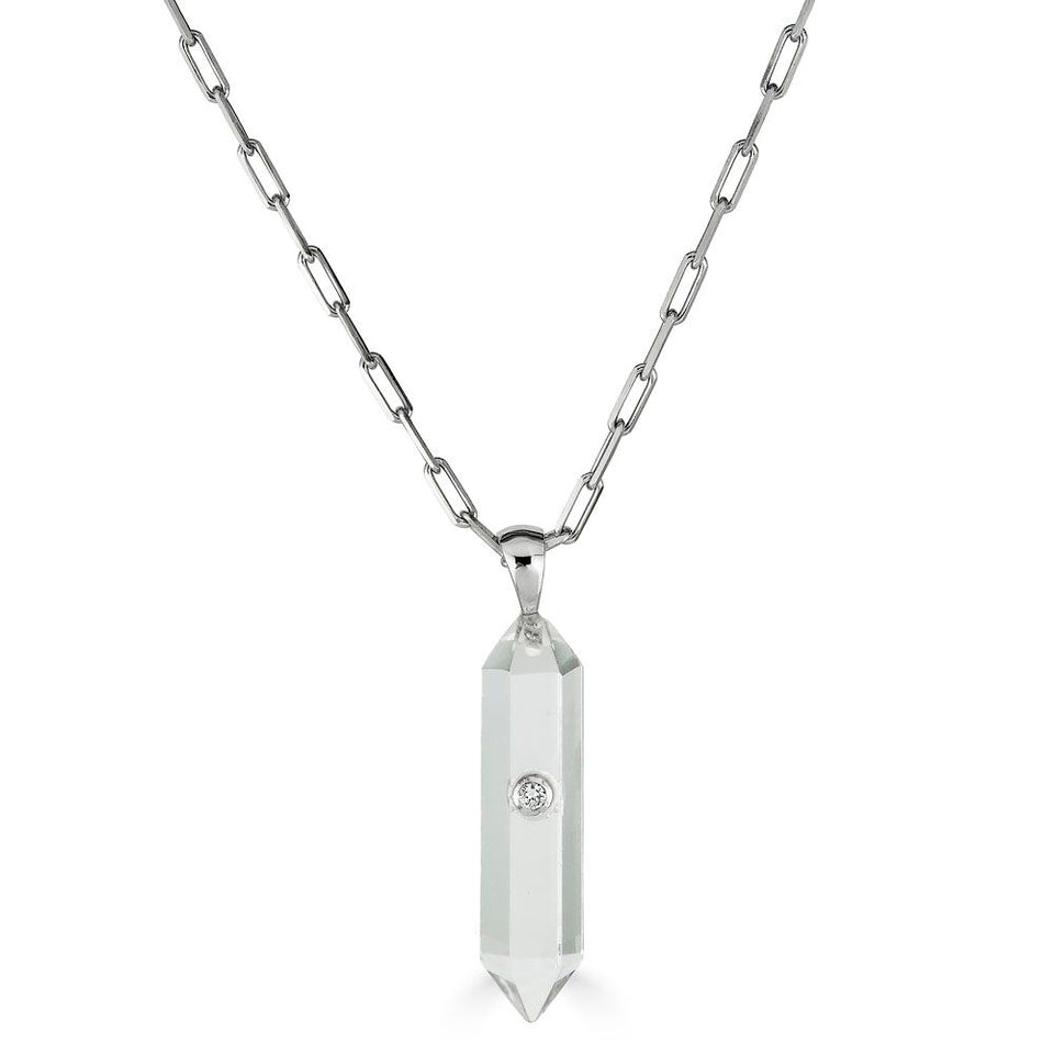 Power Crystal Mini Rock Crystal Pendant