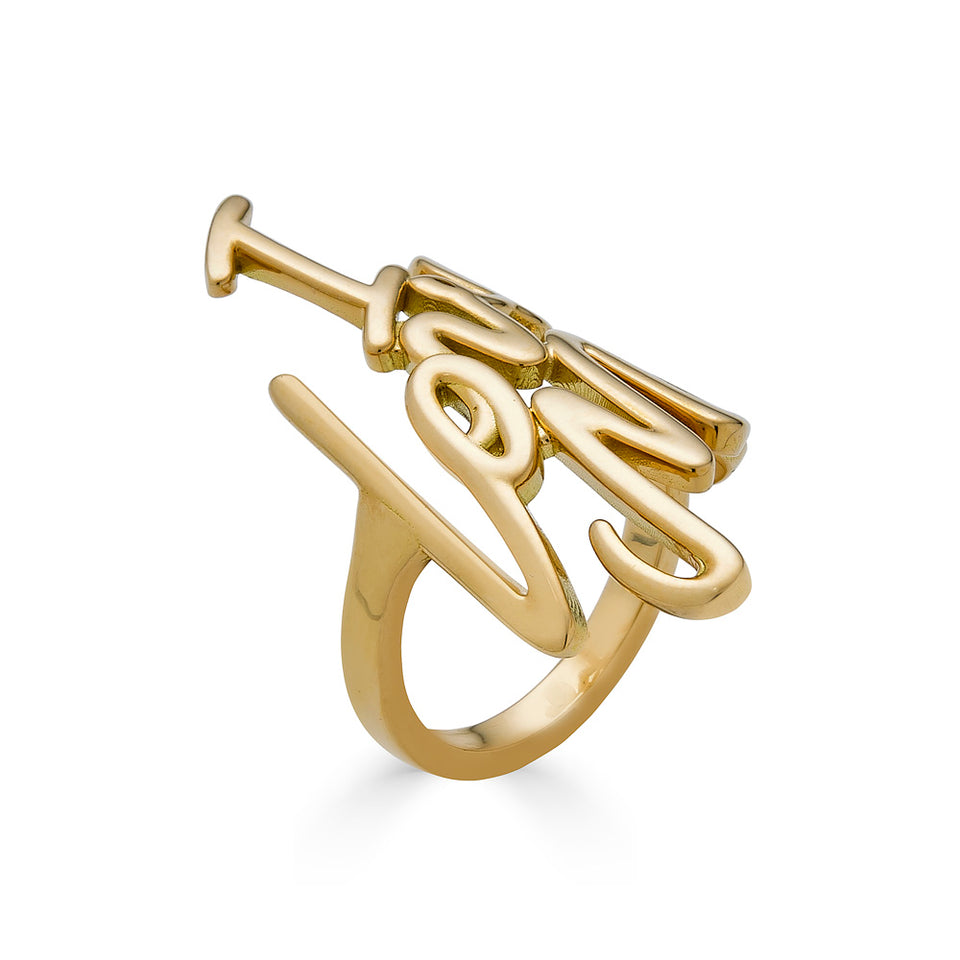 I Love Me Ring 18 kt Gold