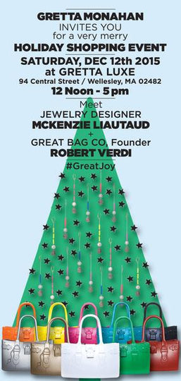 McKenzie Liautaud and Great Bag Co. Team Up for Holiday Trunk Show