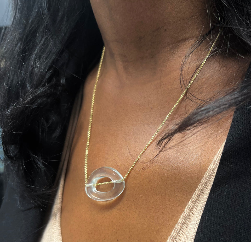 Aurora Rock Crystal Necklace