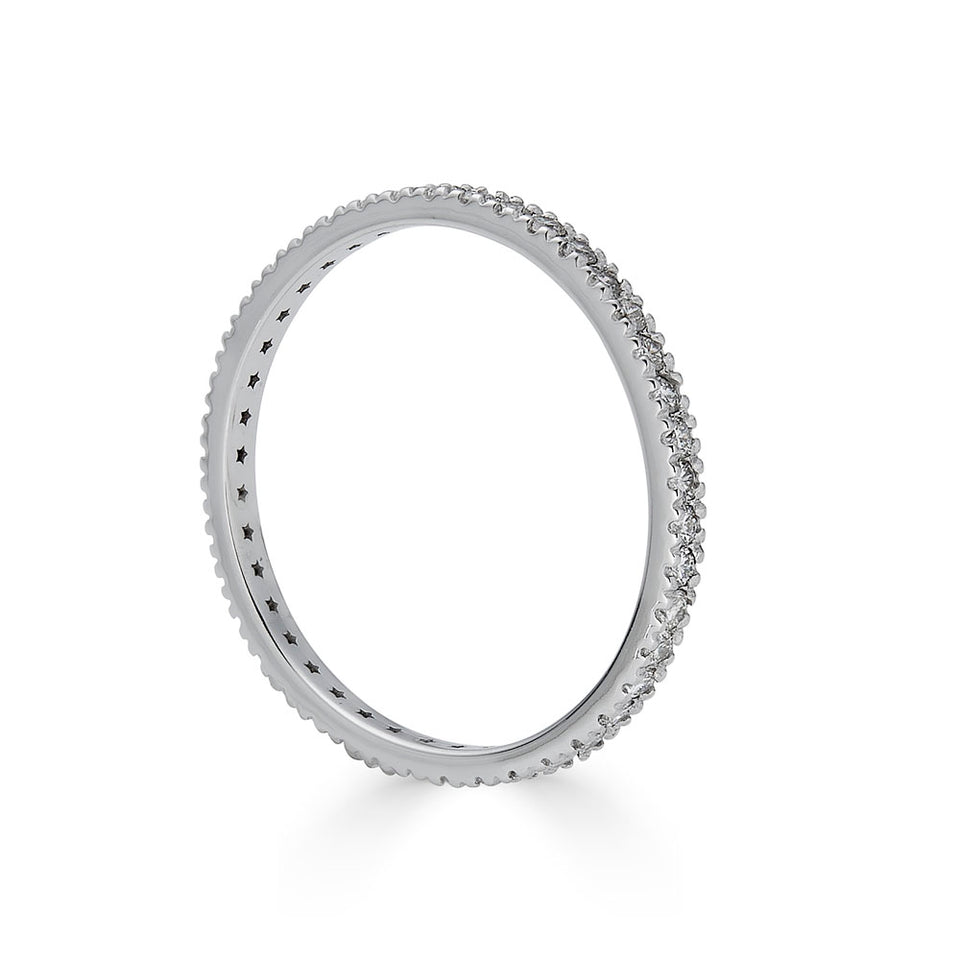 ML White Diamond Full Eternity Band