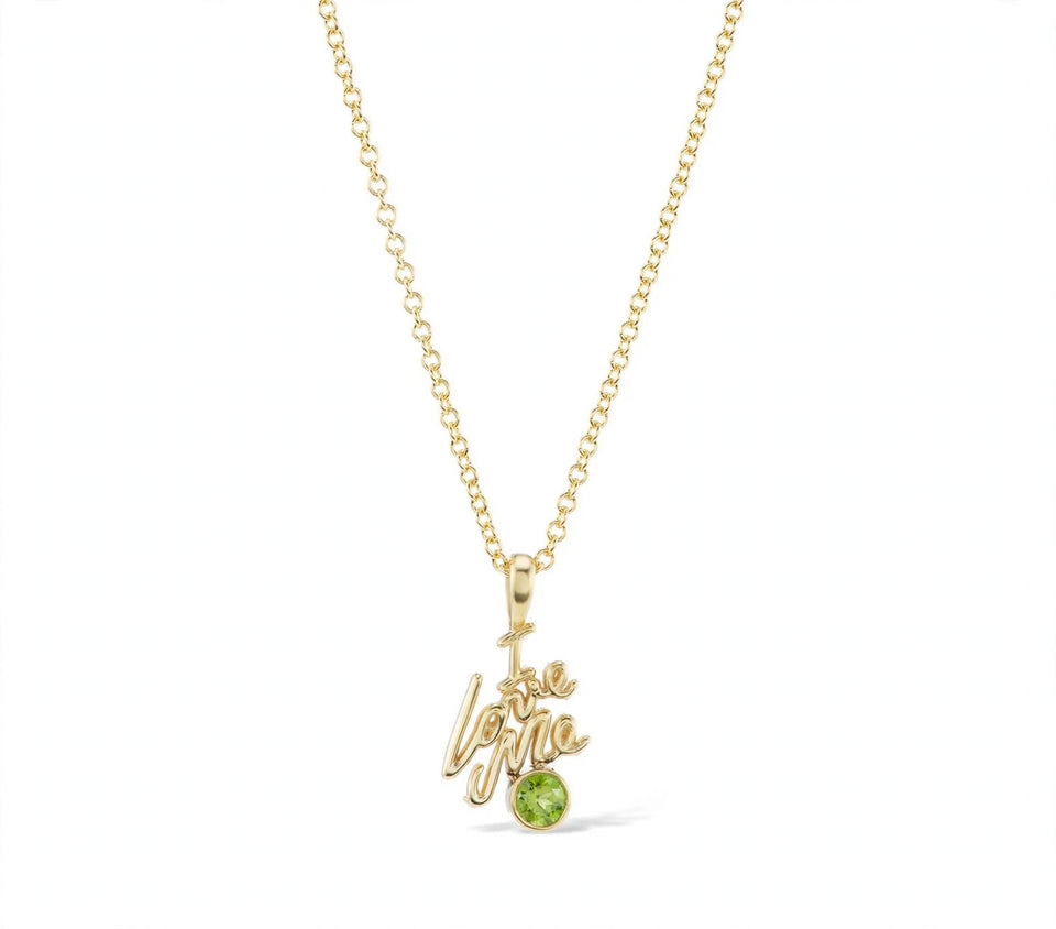 I Love Me Mini Diamond Solitaire Necklace