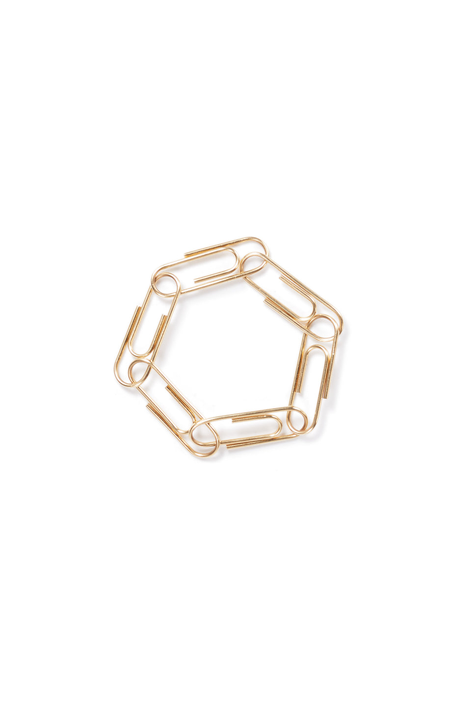14kt Gold BYO Charm Paperclip Bracelet - La Kaiser