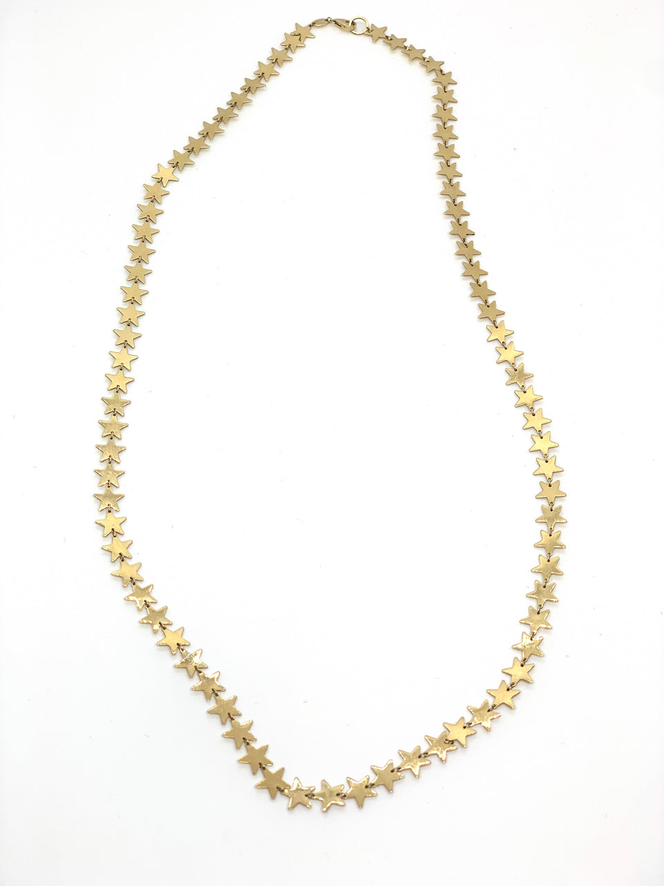 14 KT GOLD STARLIGHT  NECKLACE