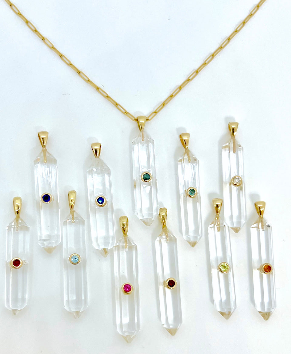 Power Crystal Mini Birthstone Necklace